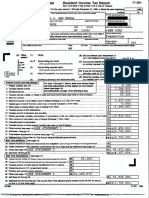 Pages From Donald Trump's 1995 Income Tax Returns