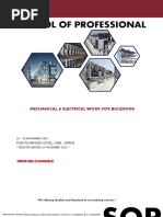 Mechanical & Electrical Work For Buildings