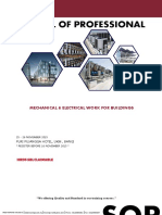 Mechanical & Electrical Work For Buildings