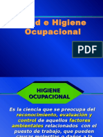 Salud e Higiene Ocupacional