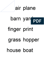 Air Plane Barn Yard Finger Print Grass Hopper House Boat