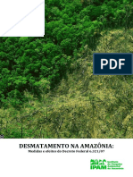 IPAM. Desmatamento Na Amazônia Medidas e Efeit