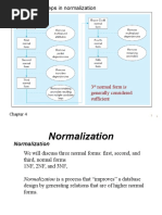 Normailization 1NF 2NF #NF Slides