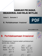 02 Pertidaksamaan Irrasional