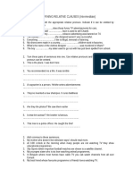 Defining & Non-Defining Relative Clauses (Intermediate)