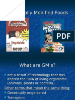 Genetically Modified Organisms