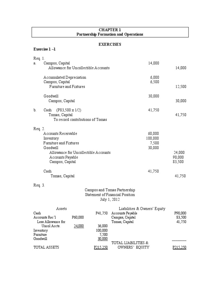 Chapter1aa1sol 2012 PDF | PDF | Expense | Balance Sheet