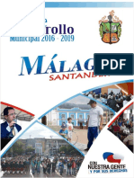 Plan de Desarollo Municipal Malaga 2016 2019