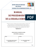 Manual Operativo ESCUELA DOMINICAL