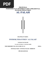 Pendirian Izin Operasional Majlis Ta'Lim Pps Al Falah