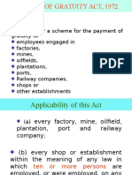 Payment of Gratuity Act