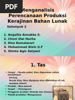 Download Menganalisis Perencanaan Produksi Kerajinan Bahan Lunak by Kelompok dua pdk ips dua SN326108020 doc pdf