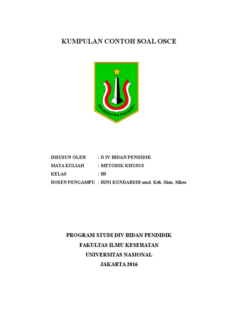 KUMPULAN CONTOH SOAL OSCE KELAS B3 bidan pendidik unas.docx