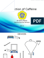 Extraction of Caffeine