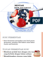 Susu Fermentasi (Yoghurt, Kefir, Dan