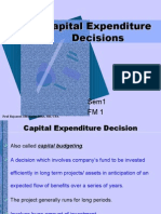 Capital Expenditure Decisions