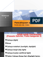 Kuliah 2 - Pencahayaan Alami (Lanjutan)