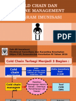 Cold Chain and Vaccine Management 31 Mei 2016