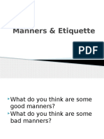 Manners & Etiquette