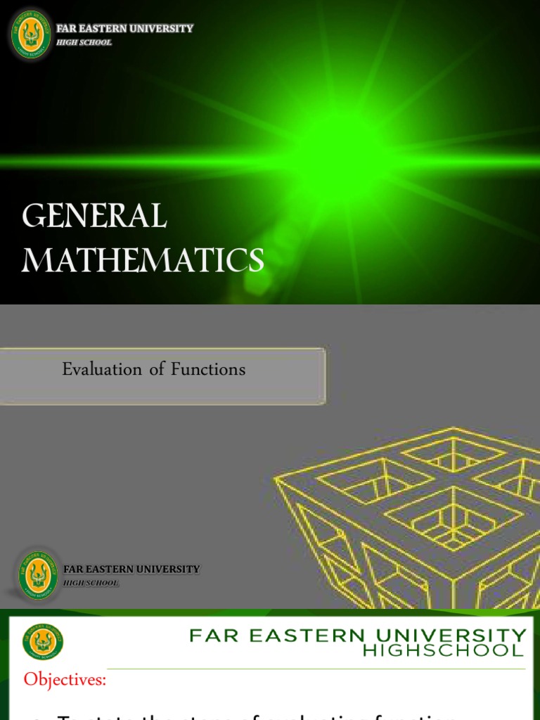 1.2 Evaluating Functions | PDF