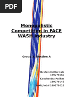 Download Monopolistic Competition in Face Wash by Abhishek Rawat SN326124553 doc pdf