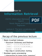 Introduction To: Information Retrieval