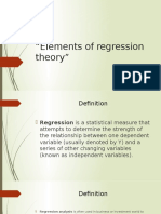 Math (Regression Theory)