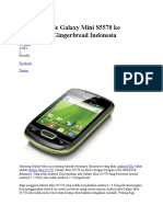 Cara Upgrade Galaxy Mini S5570 Ke Android 2