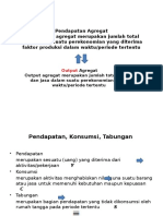 Pendapatan Agregat dan Output Agregat