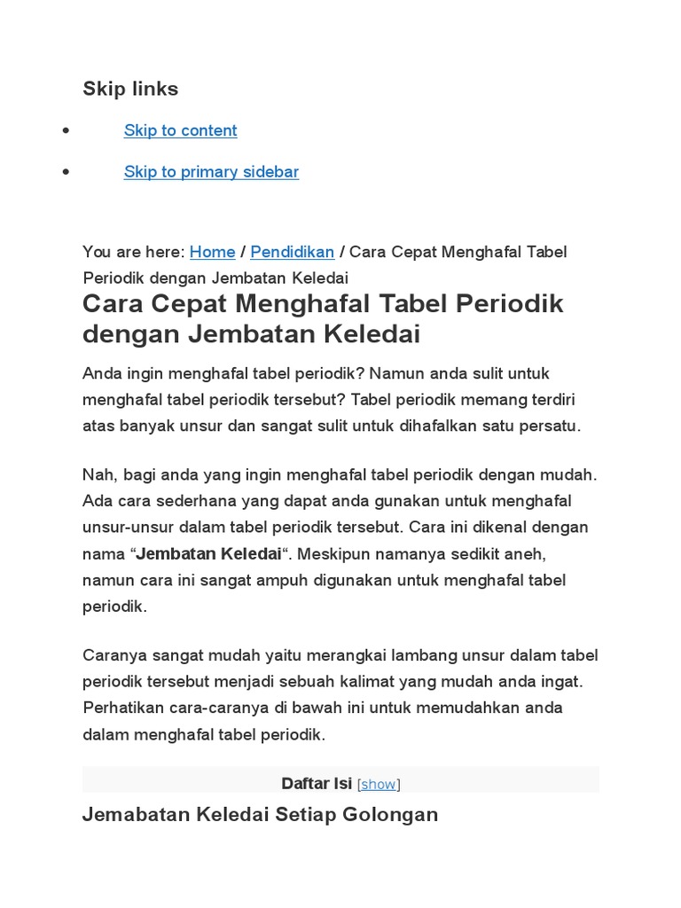 Jembatan Keledai Spu