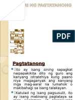 Uri NG Pagtatanong