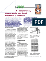 8. Comparadores, Mezcladores, Amplificadores de Audio