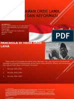 Pancasila Zaman Orde Lama, Orde Baru Dan Reformasi