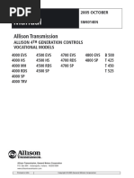 Allison 3000-4000 Series Troubleshooting | Manual Transmission