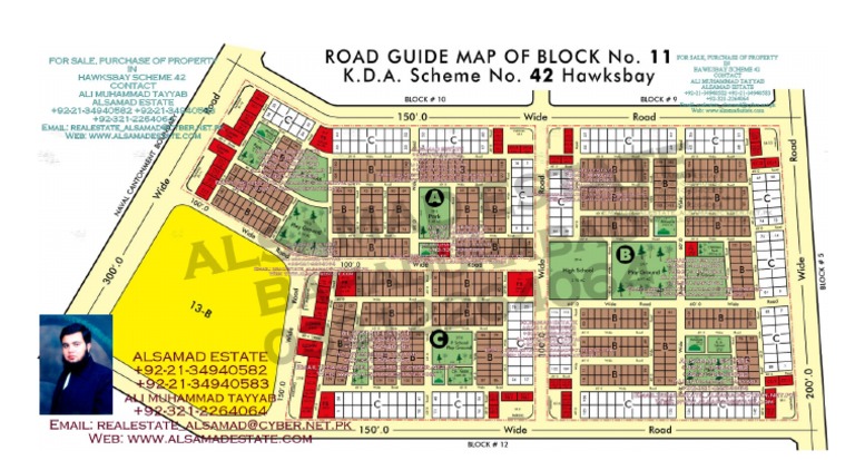 Scheme 42 Hawksbay Karachi Map Map Of Block 11, Lda Hawksbay Scheme 42 By Al-Samad Estate (Bahadurabad)  Ali Muhammad Tayyab +92-321-2264064 | Pdf