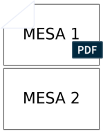 Mesas