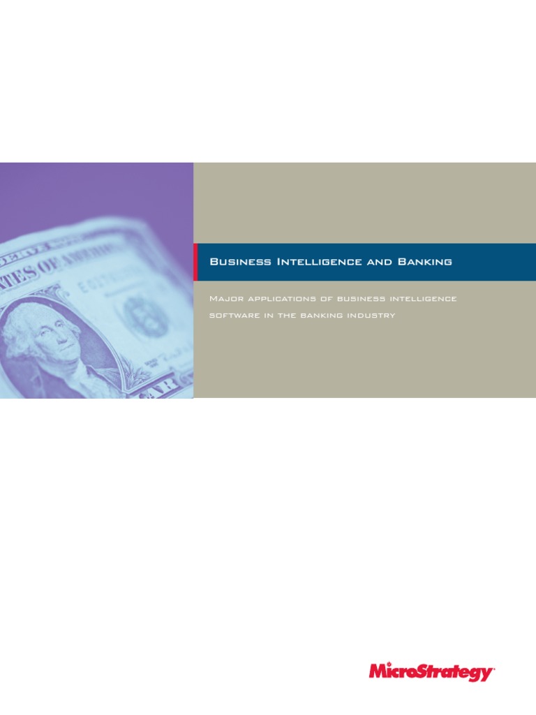 Business Intelligence and Banking | PDF | Business Intelligence | Banks