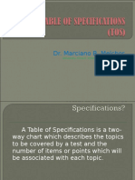 Tableofspecifications2013 Copy 130416030823 Phpapp02