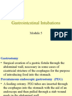 Gastrointestinal Intubations