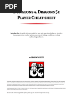 DD Player Cheat Sheet DMG v7