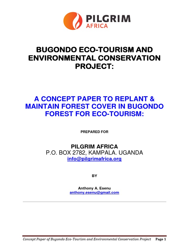 Bugondo Eco-Tourism Concept Paper | PDF | Tourism | Natural Environment