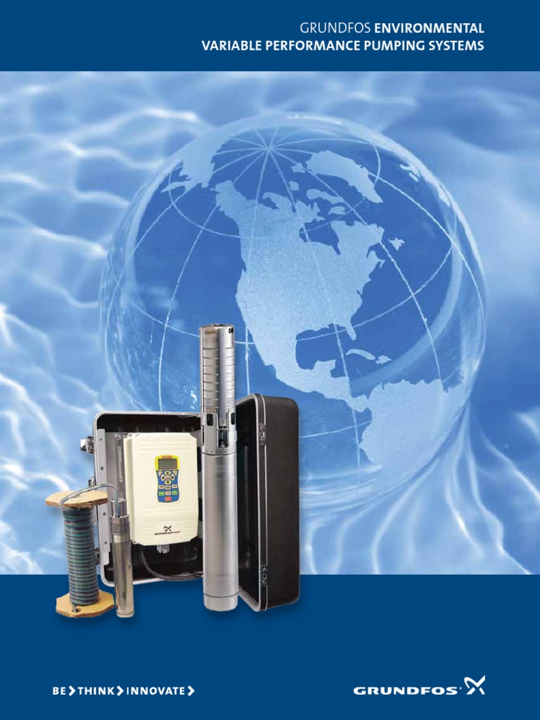 Grundfos VFD Literature Pump Machines
