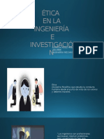 Etica en La Ingenieria e Investigacion Yesid Peña Diapositivas