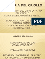 Presentación Del Libro La Patria Del Criollo