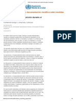 OMS - Asesoramiento Sobre Nutrición Durante El Embarazo