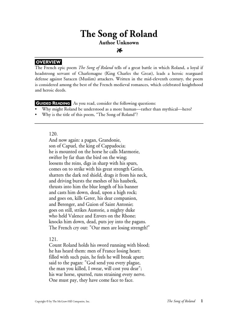 Song of Roland quote 5