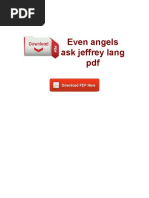 Even Angels Ask Jeffrey Lang PDF