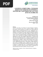 Logística Portuária- Vetor de Desenvolvimento Econômico- Estudo de Caso Porto Do Açu-são João Da Barra-rj