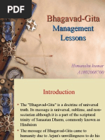 Management Lessons from Bhagavad Gita