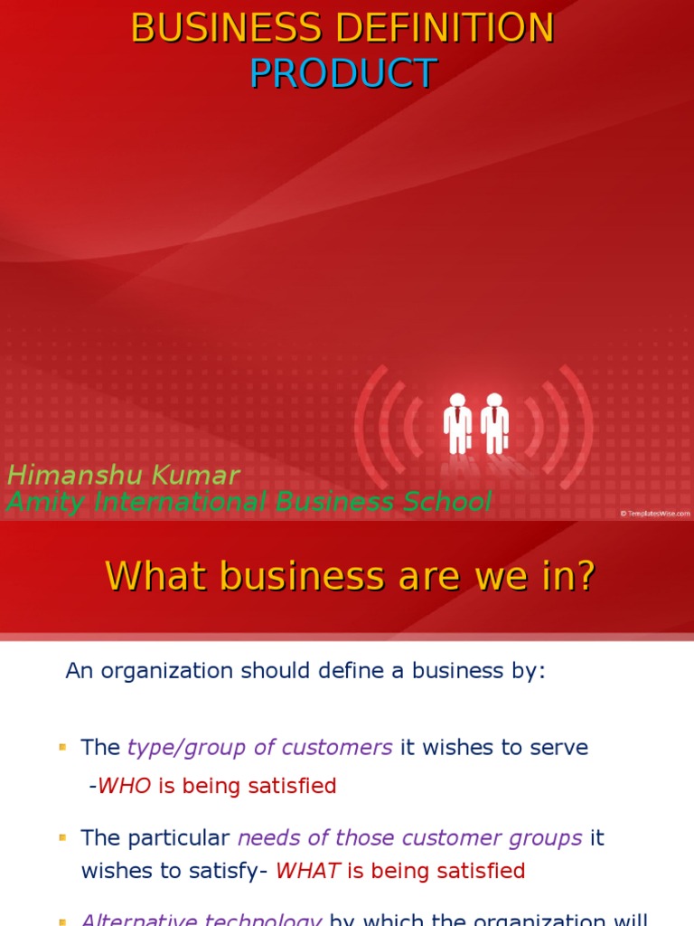 Business Definition Product | Download Free PDF | Usb Flash Drive ...